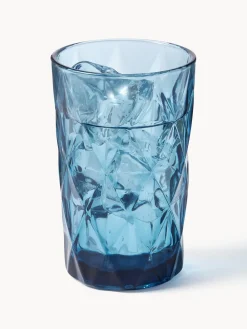 Vasos altos con relieves Colorado, 4 uds.