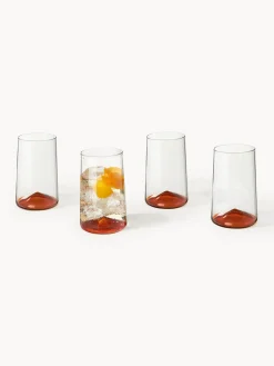 Vasos altos soplados Hadley, 4 uds.