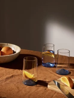 Vasos altos soplados Hadley, 4 uds.