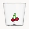 Vasos artesanales Cherries, 2 uds.