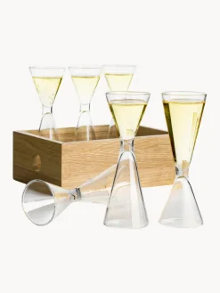 Vasos chupito Semon, 6 uds., con caja de madera
