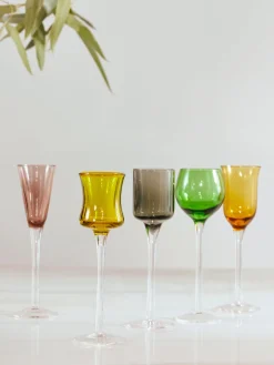 Vasos chupito soplados Lyngby, 6 uds.