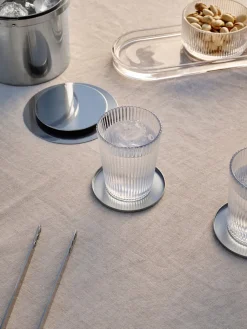 Vasos con relieves Pilastro, 6 uds.