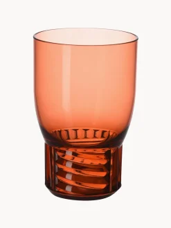 Vasos con relieves Trama, 4 uds.