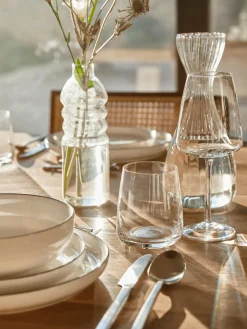 Vasos de agua artesanales Ellery, 4 uds.