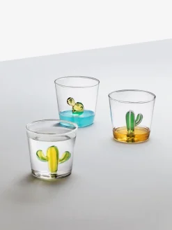 Vasos de agua artesanales Desert Plants, 6 uds.