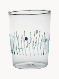 Vasos de agua artesanales Quattro Stagioni, 4 uds.