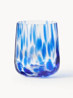 Vasos de agua artesanales con estampado de lunares Oakley, 4 uds.