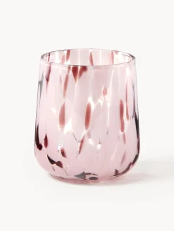 Vasos de agua artesanales con estampado de lunares Oakley, 4 uds.