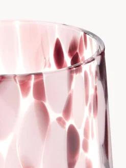 Vasos de agua artesanales con estampado de lunares Oakley, 4 uds.