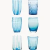 Vasos de agua artesanales Melting, 6 uds.