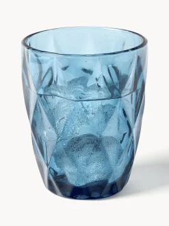 Vasos de agua con patrón texturizado Colorado, 4 uds.