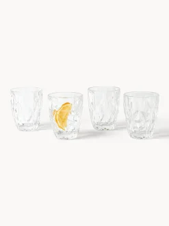 Vasos de agua con relieve Colorado, 4 uds.