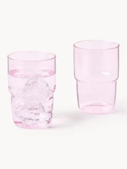 Vasos de agua de vidrio borosilicato Torino, 2 uds.