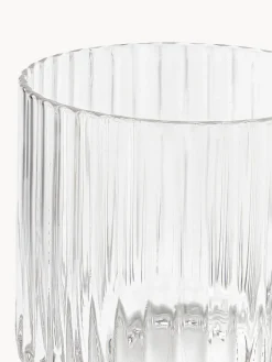 Vasos de agua soplados Aleo, 4 uds.