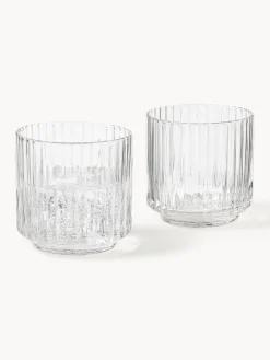 Vasos de agua soplados Aleo, 4 uds.