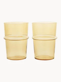 Vasos de agua soplados Boya, 2 uds.