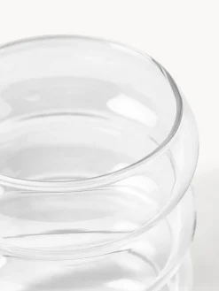 Vasos de agua soplados Bubbly, 4 uds.