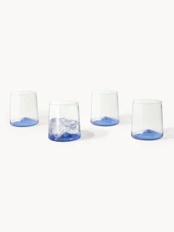 Vasos de agua soplados Hadley, 4 uds.