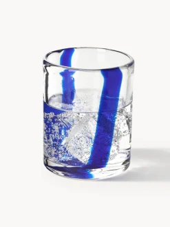 Vasos de agua soplados Taha, 4 uds.