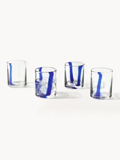 Vasos de agua soplados Taha, 4 uds.