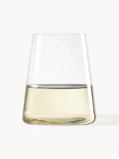 Vasos de cristal en forma de cono Power, 6 uds.