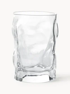 Vasos de forma orgánica Sorgente, 6 uds.