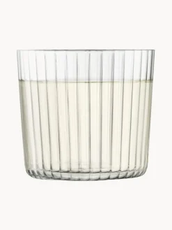 Vasos de vidrio soplado artesanlamente Gio, 4 uds.