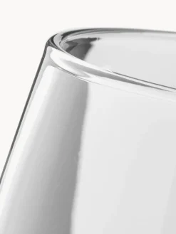 Vasos de vidrio soplados artesanalmente Smoke, 4 uds.