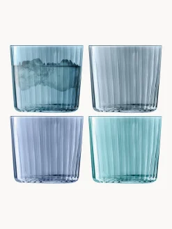 Vasos pintados a mano Gems, 4 uds.