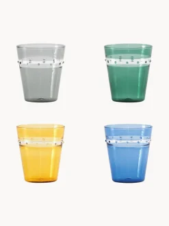 Vasos soplados A Pallini, 4 uds.