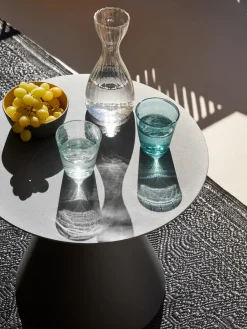 Vasos soplados con burbujas de aire Cancun, 6 uds.