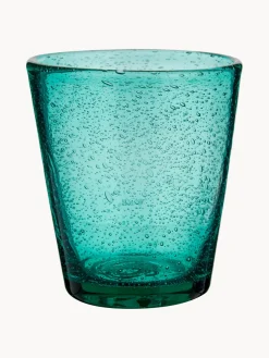Vasos soplados con burbujas de aire Cancun, 6 uds.