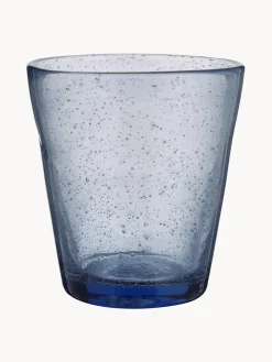 Vasos soplados con burbujas de aire Cancun, 6 uds.