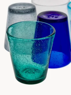Vasos soplados con burbujas de aire Cancun, 6 uds.