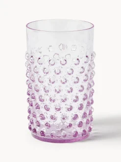Vasos soplados Hobnail, 6 uds.