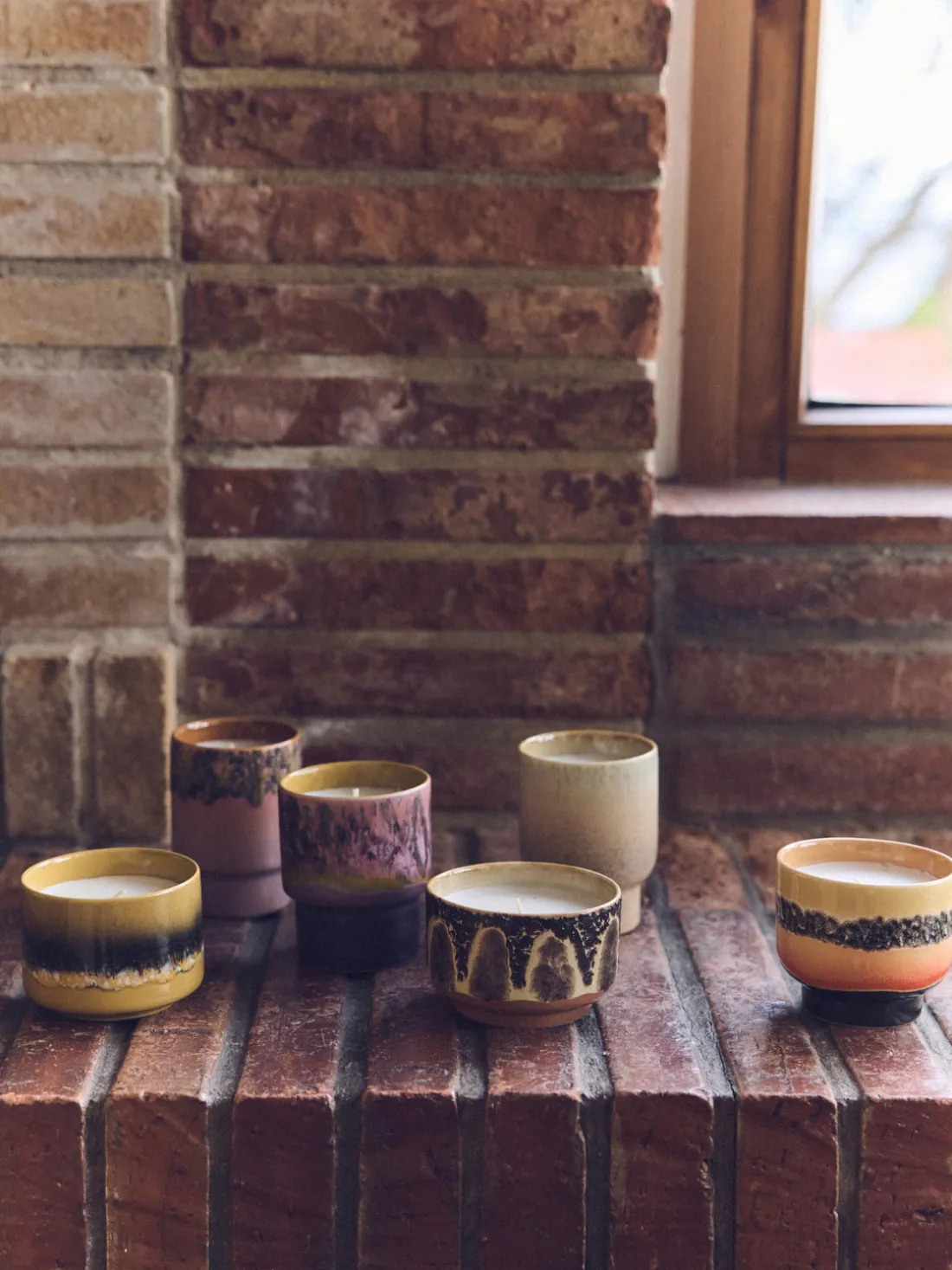 Vela aromática artesanal 70's (cítricos, manzana y pan de jengibre)