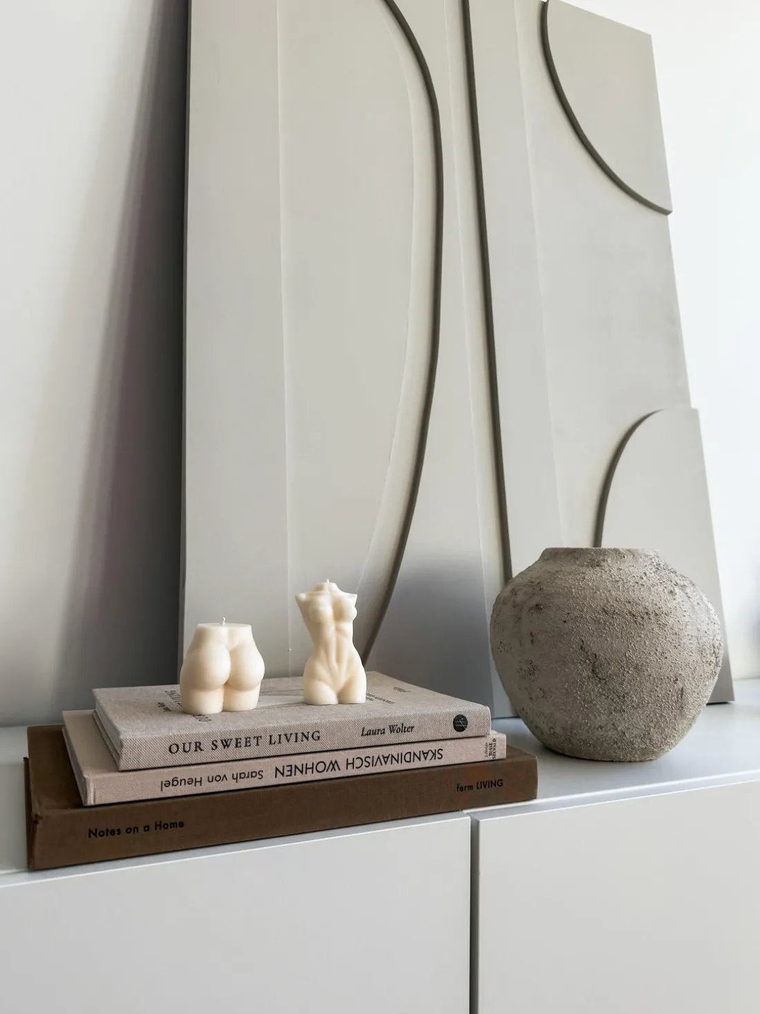 Vela artesanal de diseño Peachy