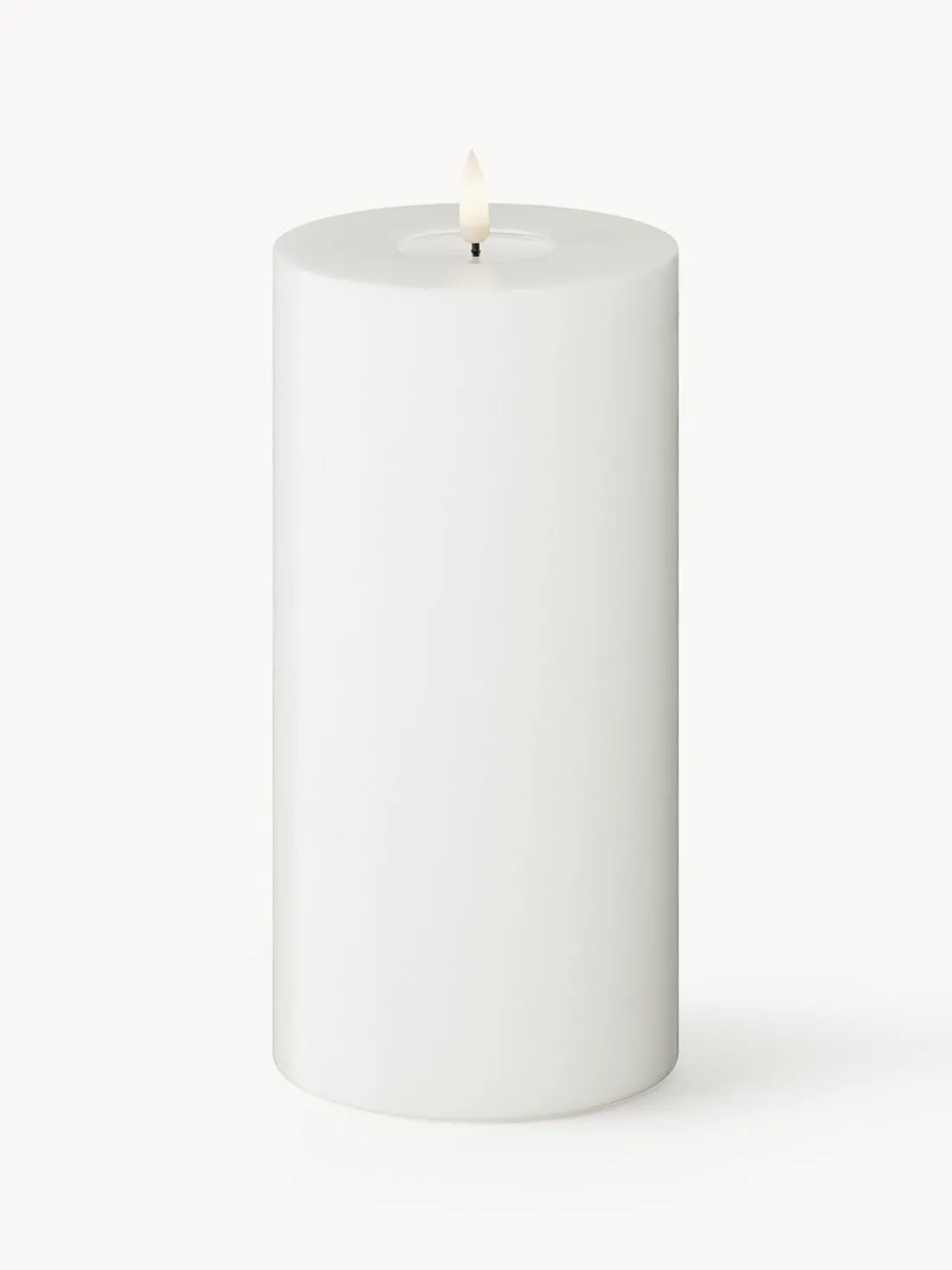 Vela LED artesanal para exterior Real Flame, 20 cm