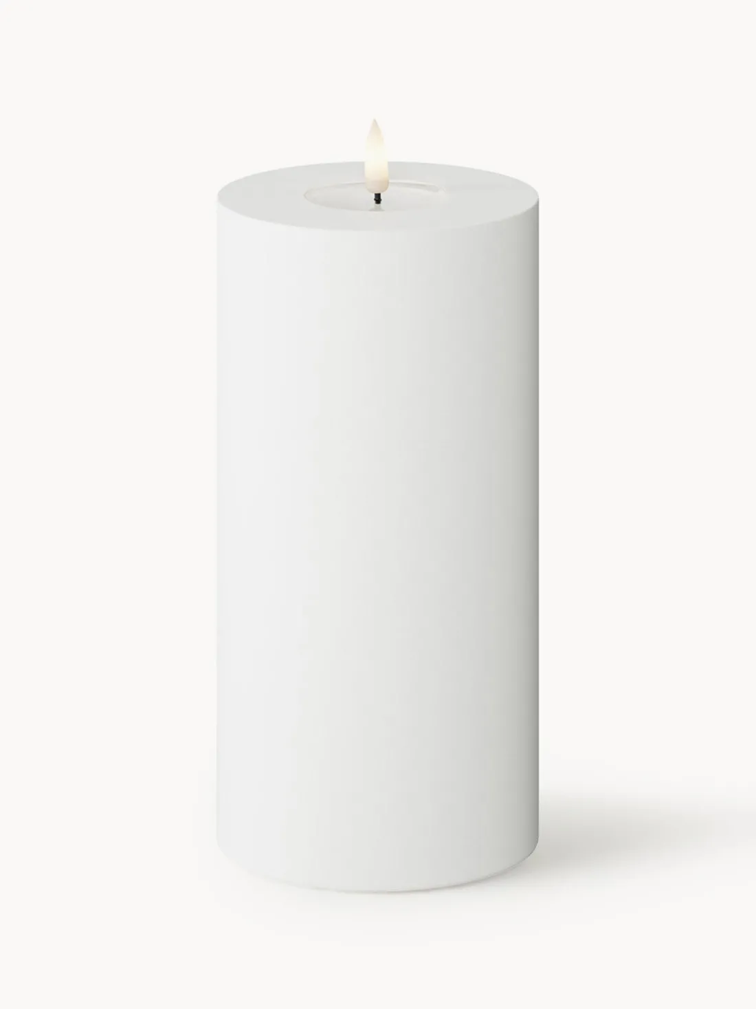 Vela LED artesanal para exterior Real Flame, 20 cm