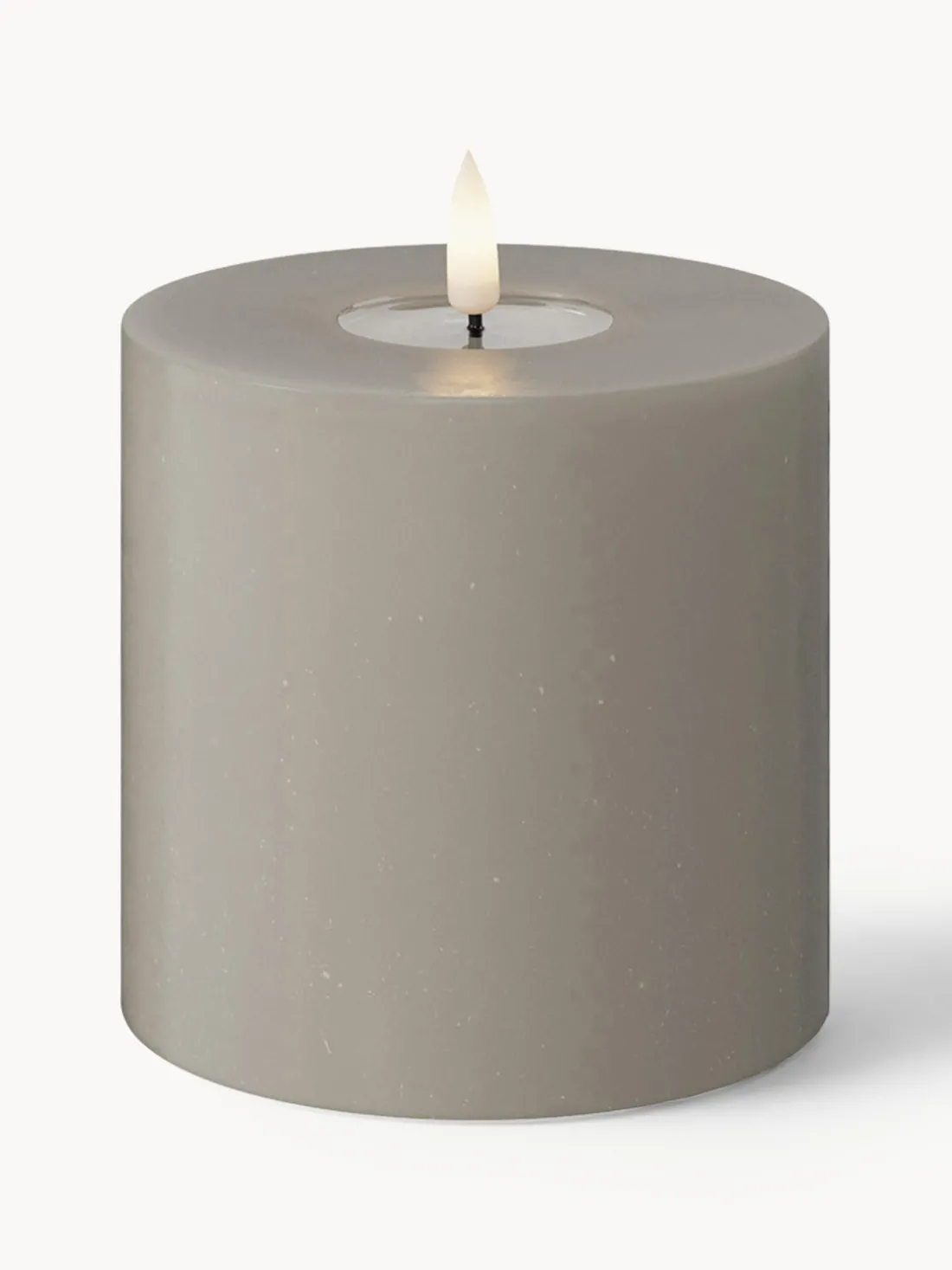 Vela LED artesanal Real Flame, 10 cm