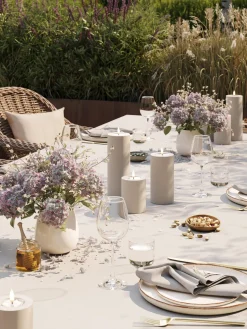 Vela LED artesanal Real Flame, 10 cm