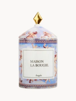 Vela perfumada artesanal Angels (naranja, pachulí y jacinto)
