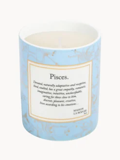 Vela perfumada artesanal Piscis (monoi y sal marina)