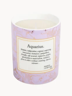 Vela perfumada artesanal Aquarius (incienso y pachulí)