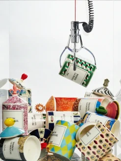 Vela perfumada artesanal Rivioli (gurjum, geranio y azafrán)