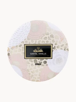 Vela perfumada artesanal de tres mechas Japonica Collection (Santal, vainilla Bourbon francesa y oud)