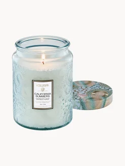 Vela perfumada artesanal California Summers (sal marina, vainilla cálida, madera de teca)