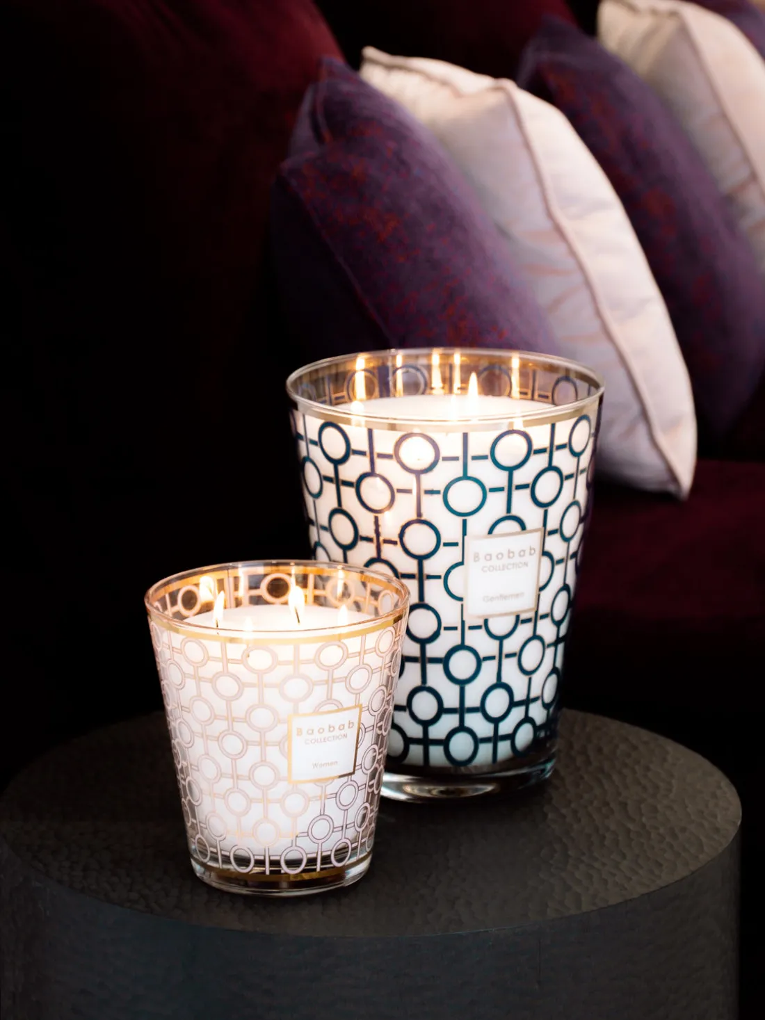 Vela perfumada de cinco mechas Gentlemen (ron, azafrán, ládano)