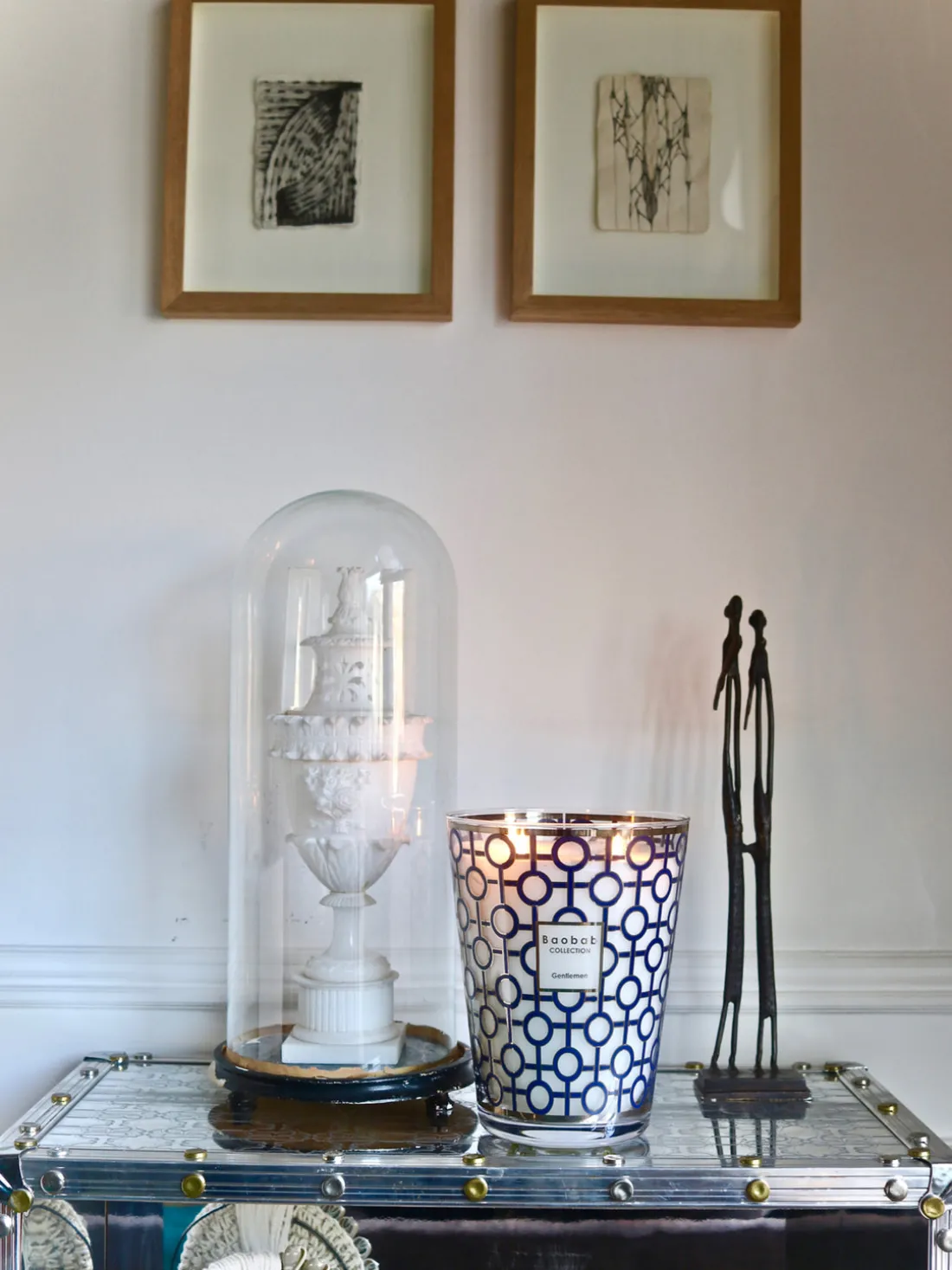 Vela perfumada de cinco mechas Gentlemen (ron, azafrán, ládano)